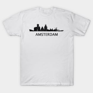 Amsterdan City - World Cities Series by 9BH T-Shirt